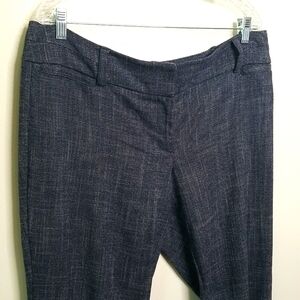 New York & Company Dark Charcoal Textured Dress Pants